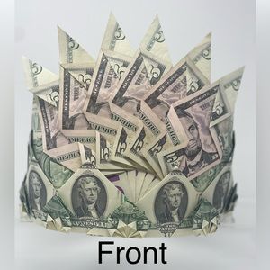 Celebration Money (Faux Bills) Crown - Customized